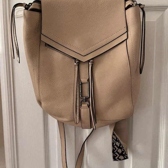 Authentic Botkier soft Tan leather convertible Backpack/ cross body / hand bag - Picture 1 of 15
